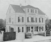 Die Stadtapotheke Radebeul um 1890